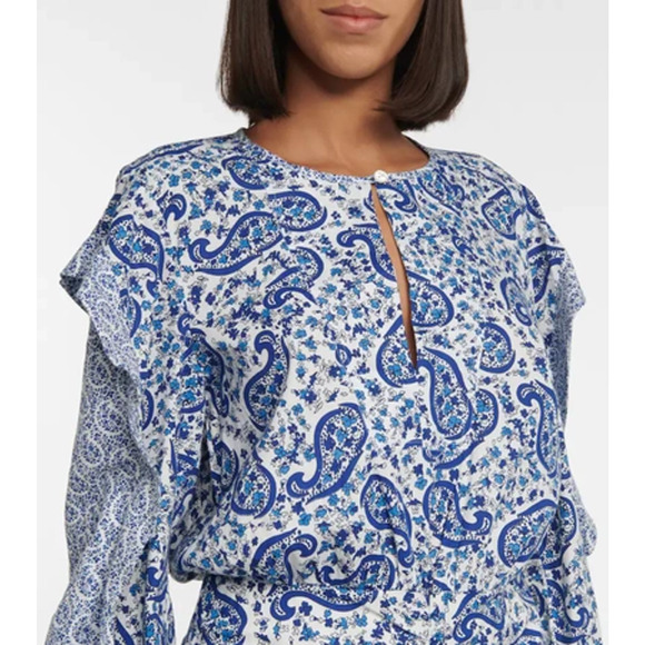 Isabel Marant Etoile Lexini Dress Blue - Picture 7 of 16